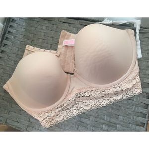 Victoria’s Secret PINK Strapless Bra, Nude 36D